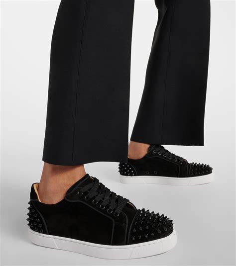 fake christian louboutin spike shoes|louboutin vieira spike suede.